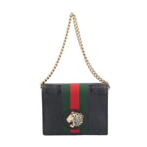 Gucci Raja Bifold Wallet Leather 573790 Women's Gucci Used Gucci